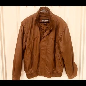 Wilson’s brown real leather jacket